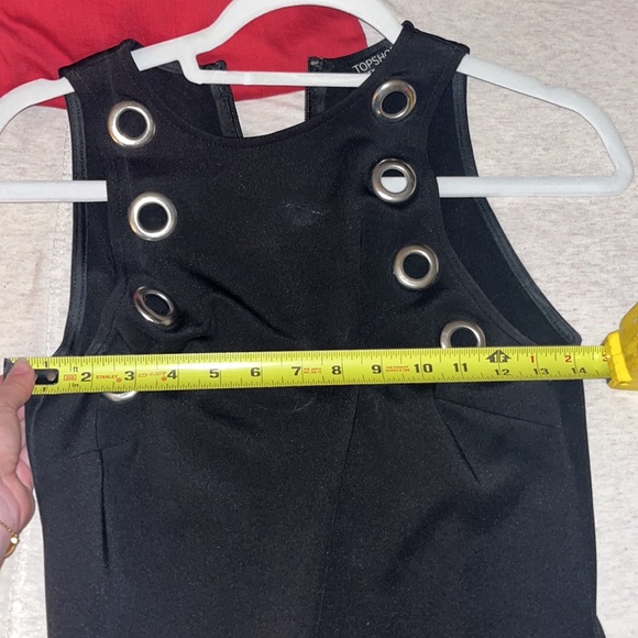 Top Shop Size 4 Black Dress Silver Rings - Picture 5 of 5